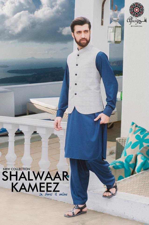 pakistani kurta with coat