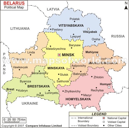 Brest Weißrussland Karte