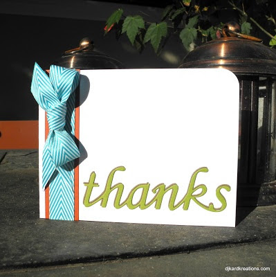 Yummy ribbon of thanks!