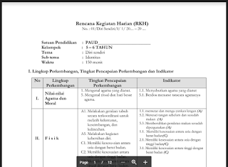 Contoh Rppm Daring Paud Semester 1 - Guru Paud