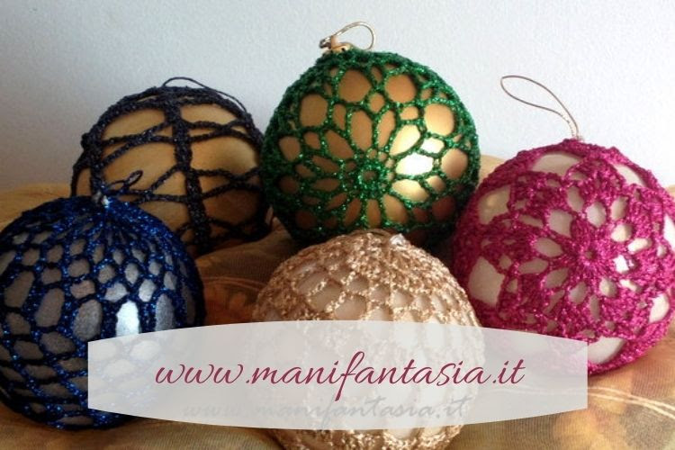 Palline Di Natale All Uncinetto Inamidate Schemi Uncinetto Ideas