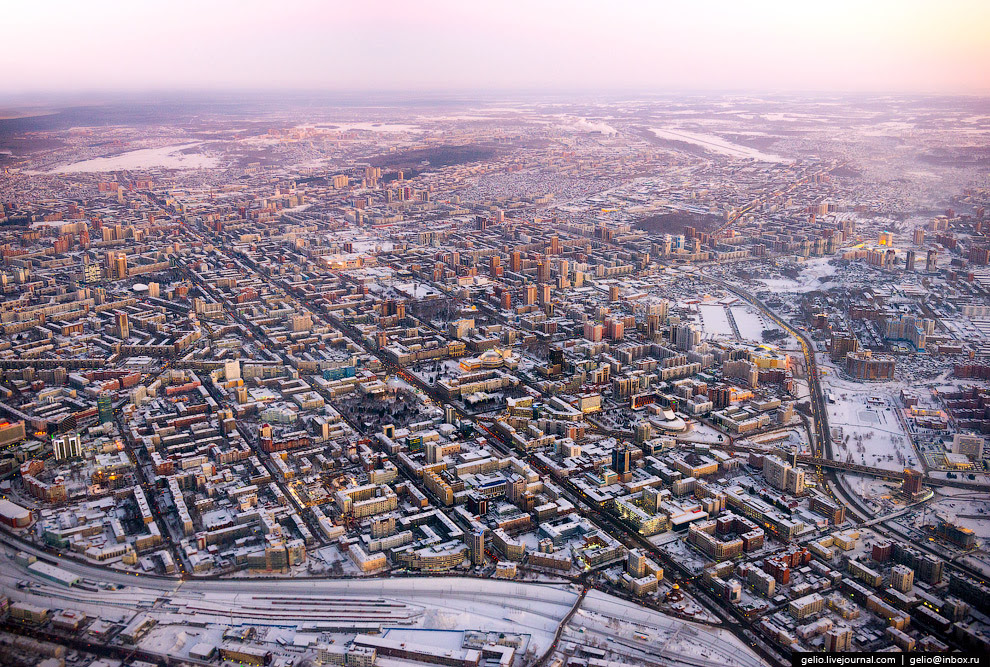 Зимний Новосибирск. Зимний Новосибирск.