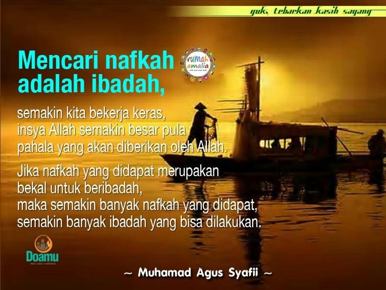 Kata Mutiara Lelah Bekerja - Dimas Gambar