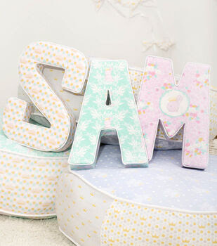 How to Make Fabric Covered Letters
