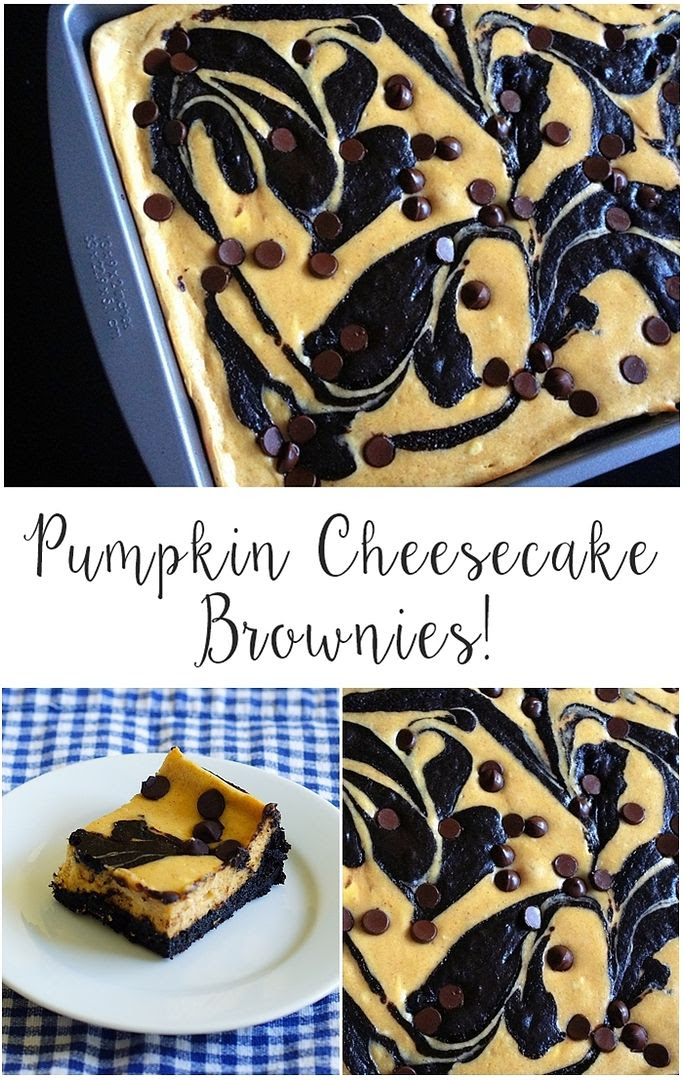 pumpkin cheesecake brownies ... these are THE BEST! 