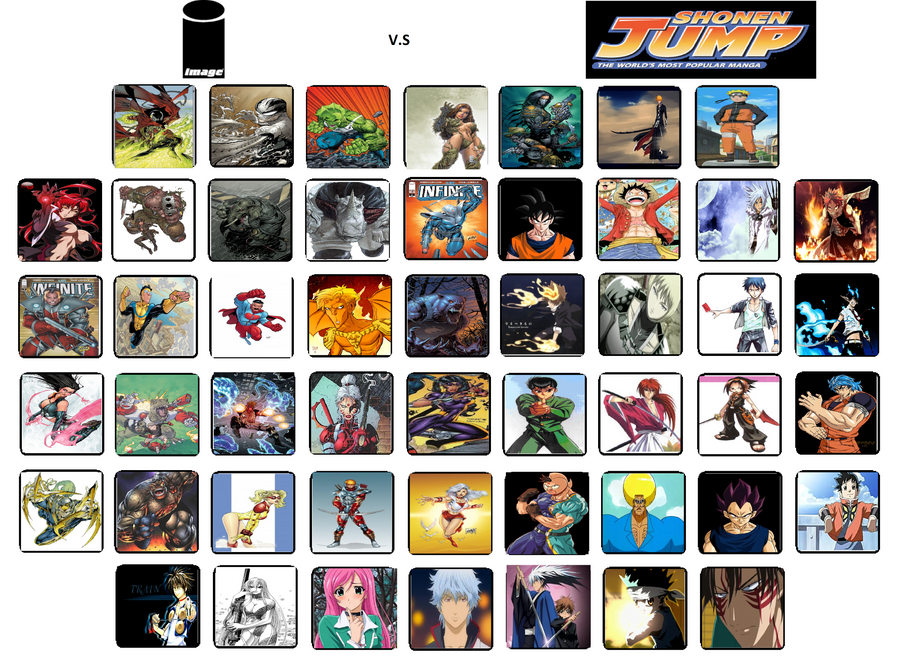 Shonen Jump Manga List