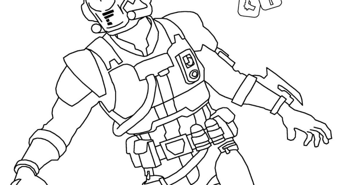 Coloriage Fortnite Skin Chevalier Noir  Fortnite Free Pass Challenges