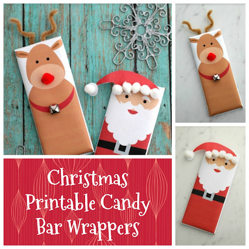 Christmas Candy Bar Wrappers To Print : Free Printable Chocolate Bar