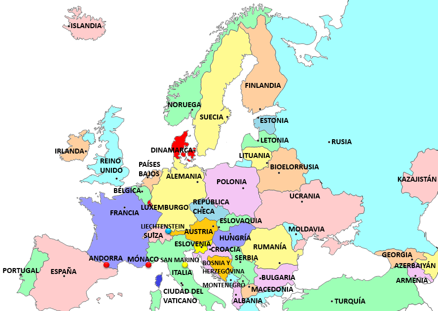 Donde esta san marino en el mapa de europa