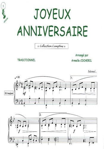 Joyeux Anniversaire Notes Piano Eksancompliano