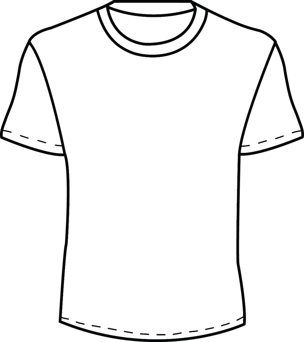 Blank T Shirt Outline Template - Best Creative Template Ideas