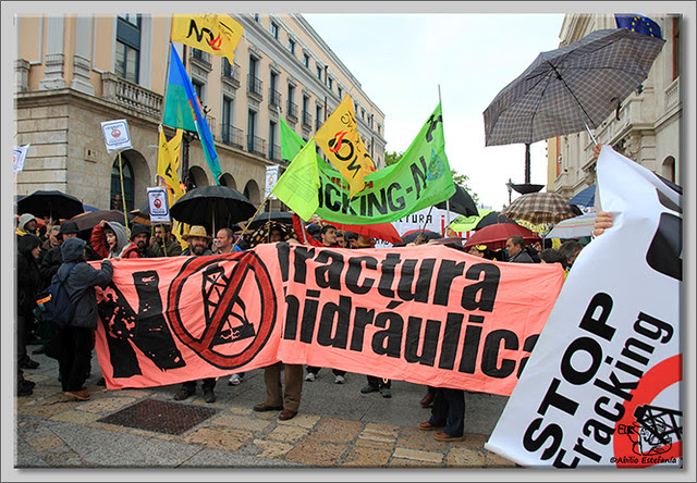 2 Manifestación contra el fracking en Burgos