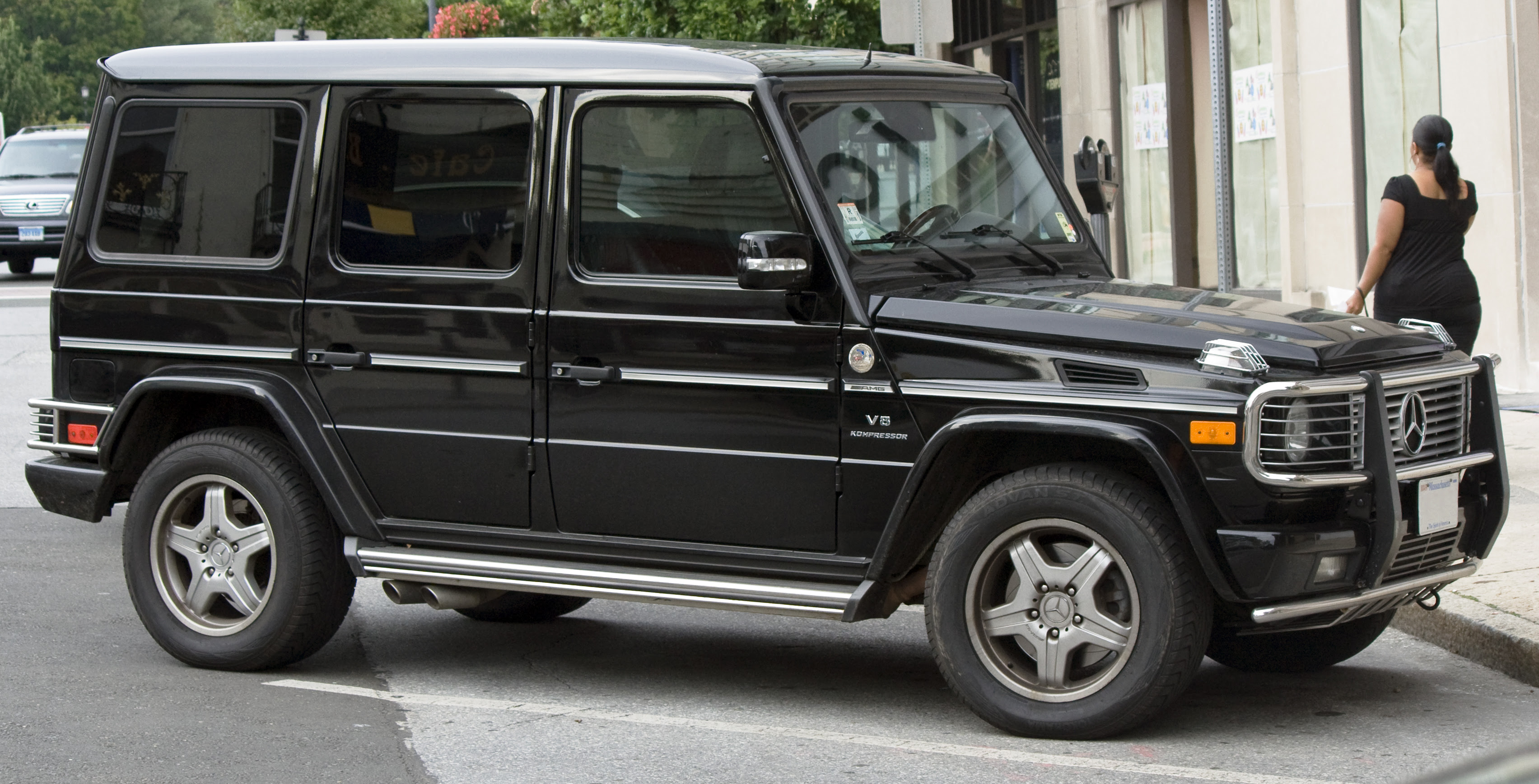 Mercedes Benz g500 чёрный Бандитский