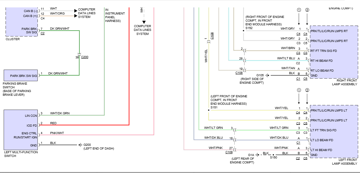 Chrysler 200 Headlight Wiring Diagram