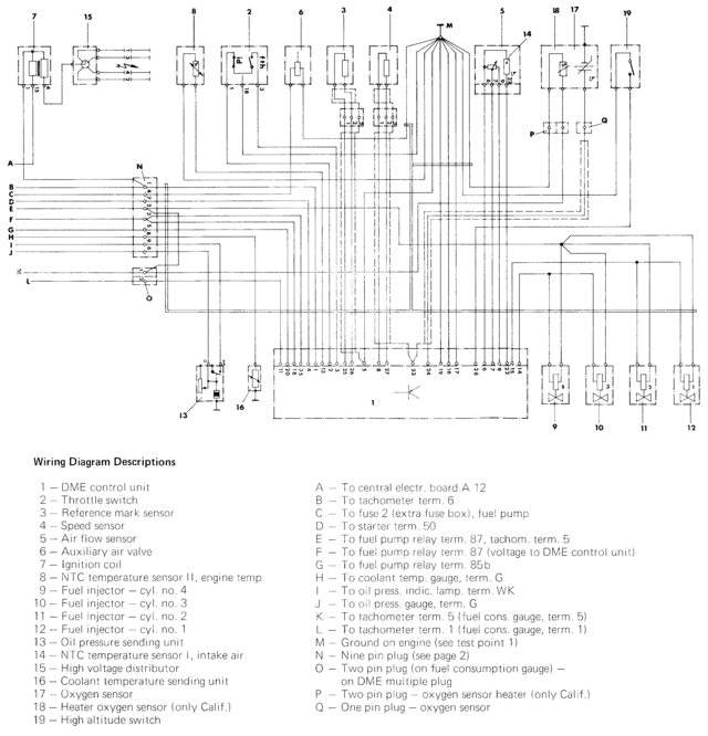 Porsche 944 Motronic Schaltplan