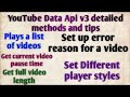 Youtube Data API V3 Detailed Methods and Tips