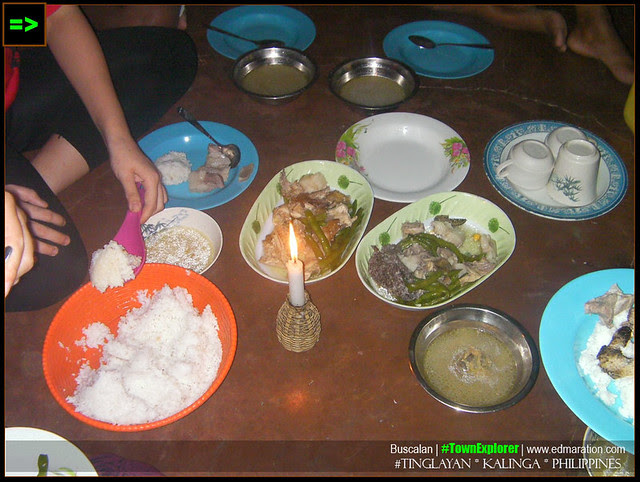 I ate the local way.