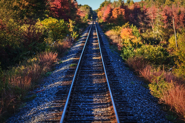 Riding on the North Creek Railroad