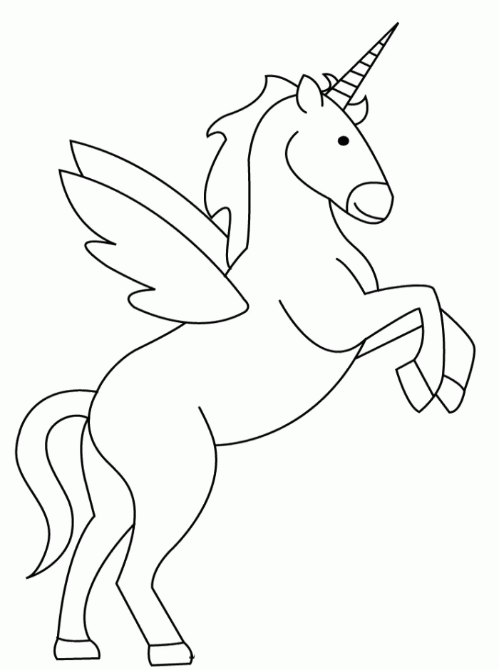 Einhorn Clipart Ausmalbild 1001 Ideen Fur Ausmalbilder
