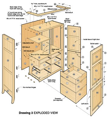 GS: Useful Jewelry armoire plans woodworking