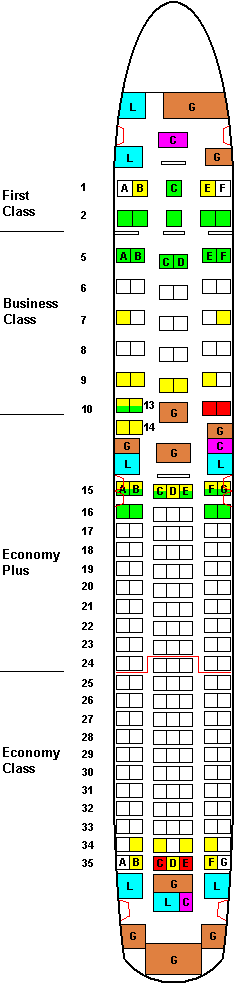 Air Canada 763 Seating Chart