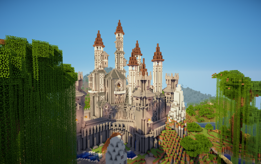 Minecraft Schematica Castle