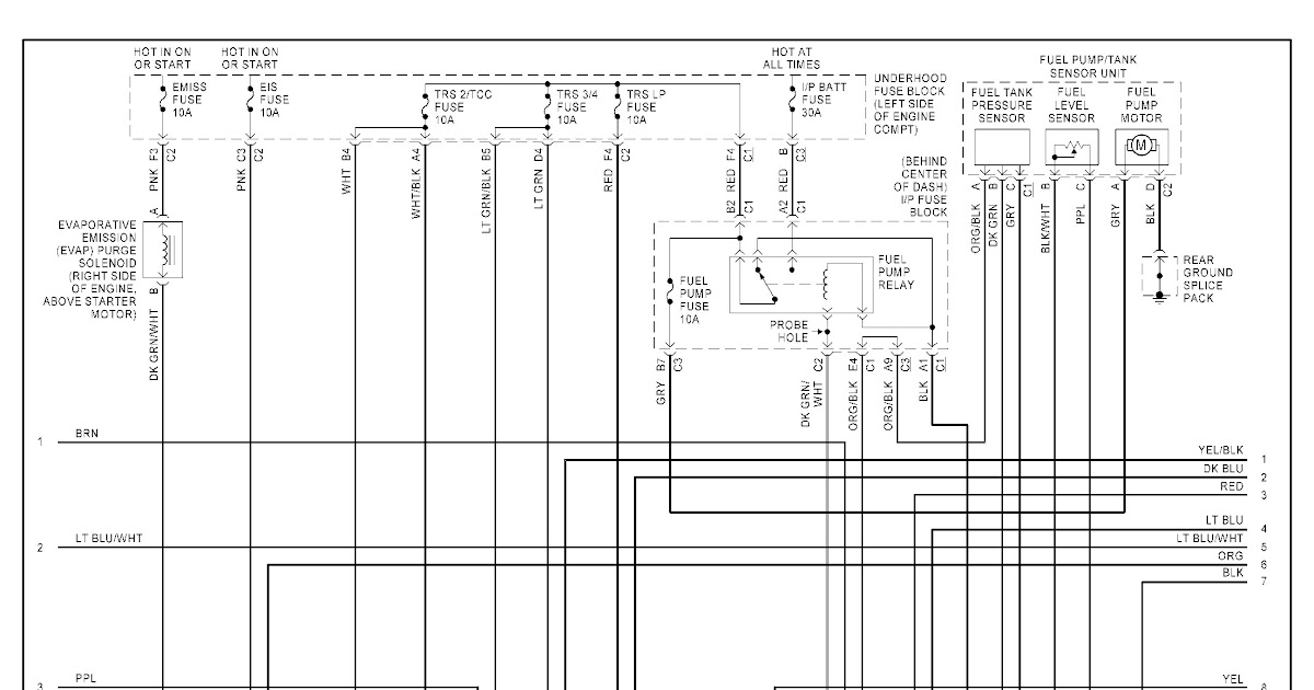 Saturn Wiring Diagrams / I have a 2000 Saturn SL that is not getting