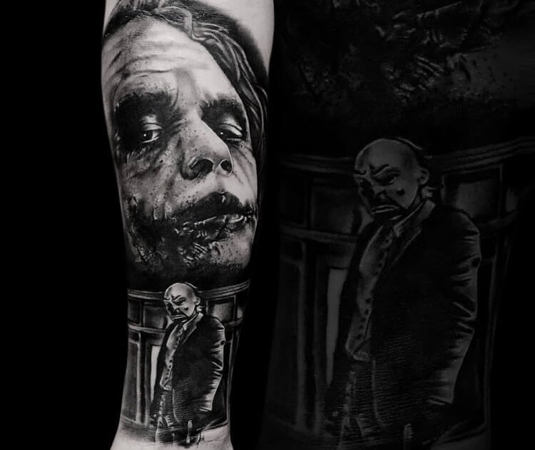 Joker Tattoo Black And White - Wiki Tattoo