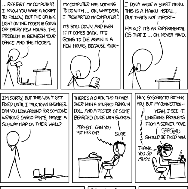 XKCD: We've All Experienced These Calls Haven't We? ~ Bauer-Power Media