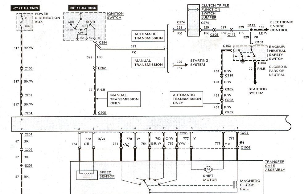 2001 ford ranger wiring diagram