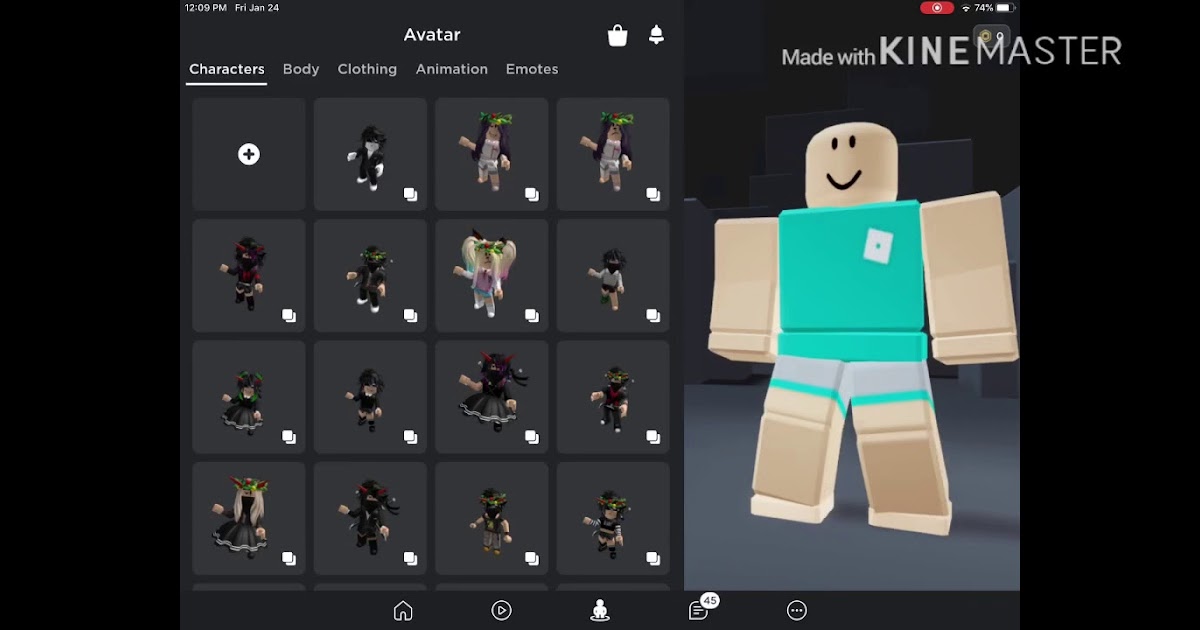 Avatar Fat Roblox Character