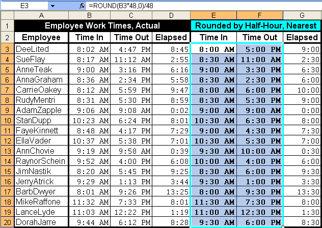 RoundedHalfHour_Nearest
