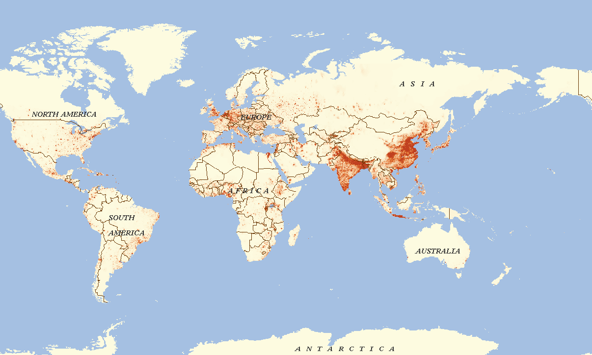 Плотность населения кндр