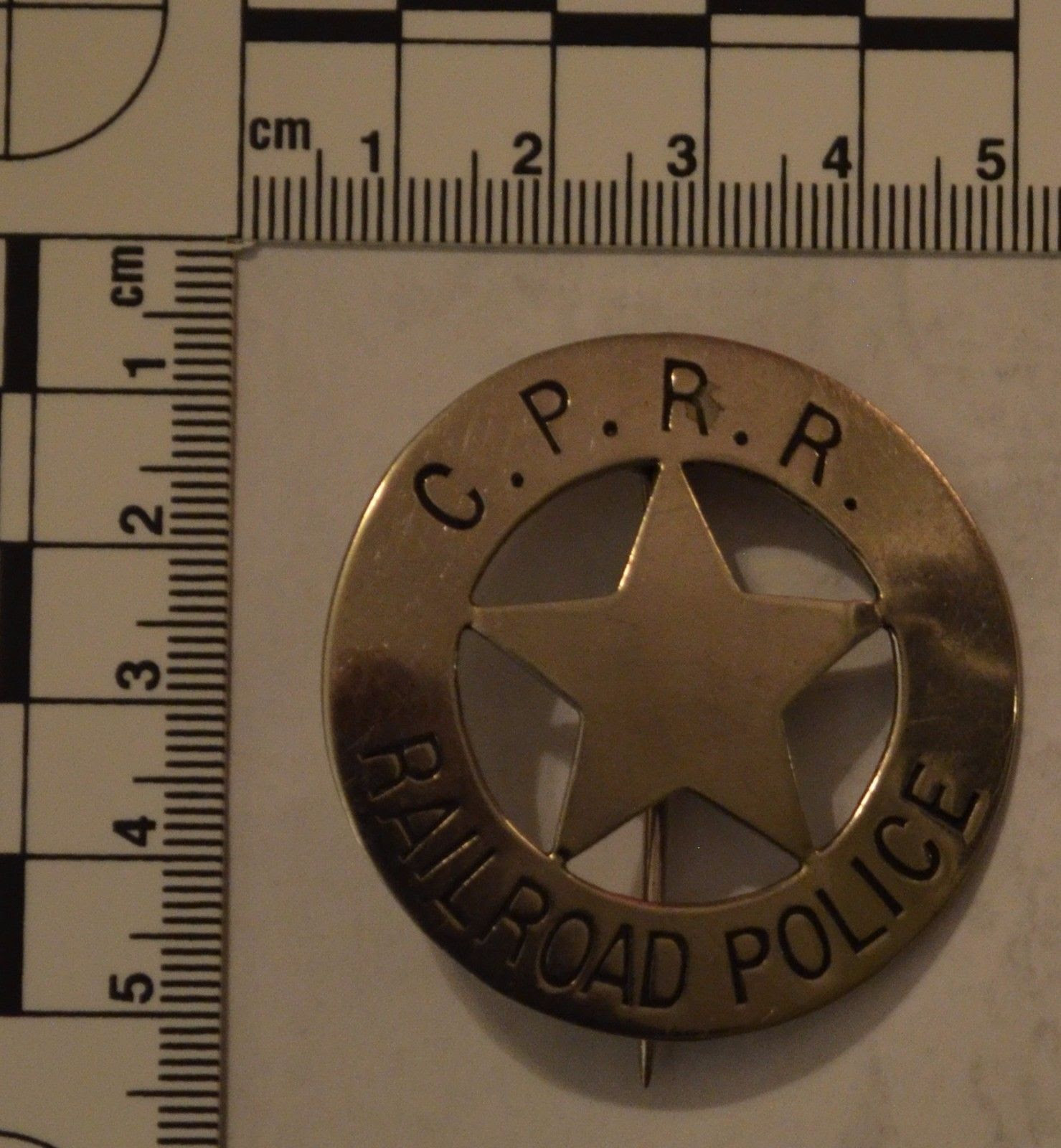 CPRR Police Badge