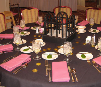 Decorate your table with foil wrapped chocolates - Daily Party Dish