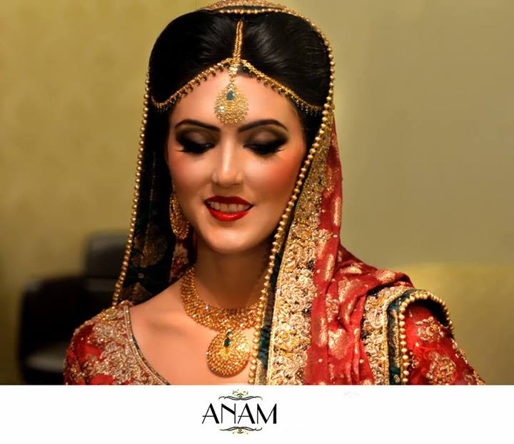Bridals And Grooms Styles Anam Pakistan Bridal Makeup Looks Wallpaper 2013 14