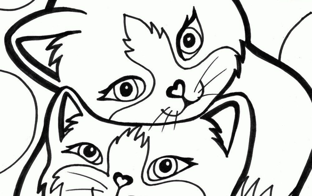 Kitten Kitty Cat Coloring Pages - Coloring Pages Ideas