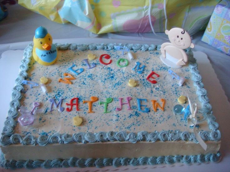 Living Room Decorating Ideas: Baby Shower Sheet Cakes ...