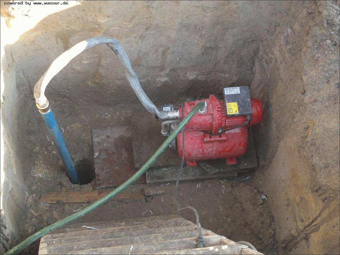 Planschbecken wasser frisch halten Brunnen sand abpumpen