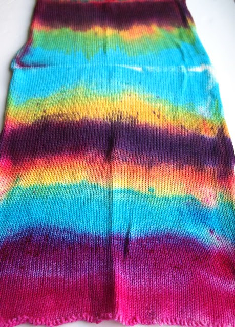 merino sock blanks dyed by Ginny of FatCatKnits