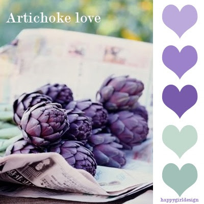 http://www.pinterest.com/pin/61572719877644212/ Artichoke Love color board