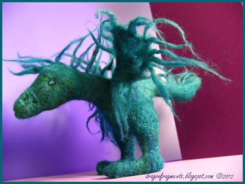 Week 26 - Winterfest the felt dragon