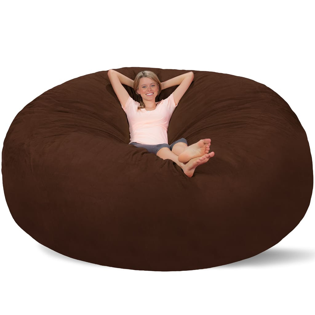 Amazon Com Big Comfy Bean Bag Chair Posh Large Beanbag Chairs With ...