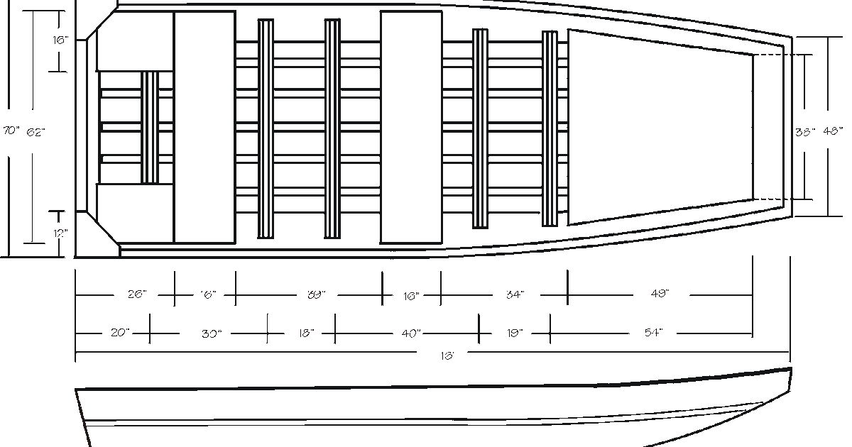 Lucas: Easy to Free plywood jon boat plans