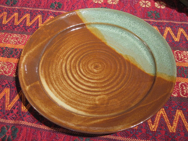 Handmade ceramic plate