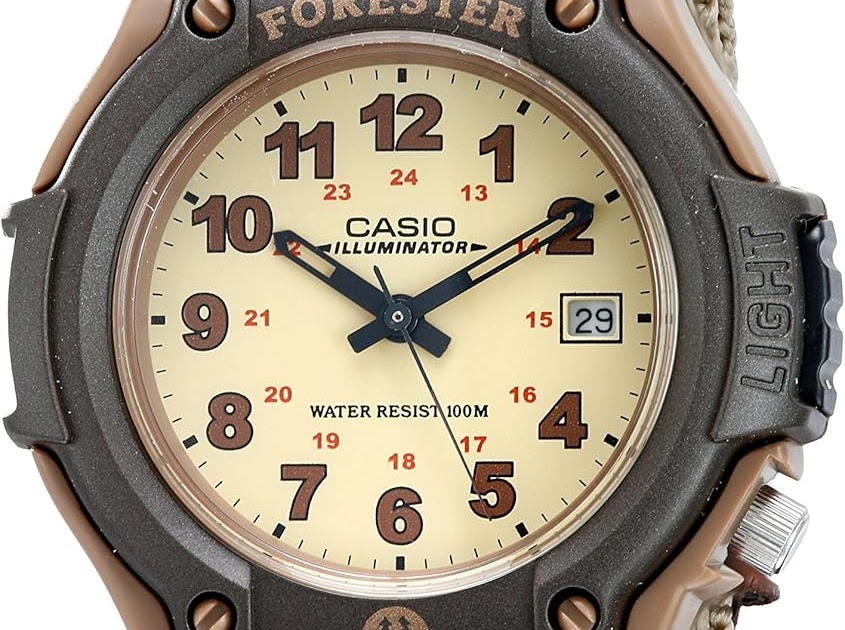 casio forester fishing watch
