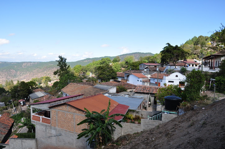 Honduras, Santa Lucia, pres de Tegucigalpa, ville coloniale
