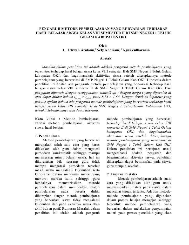 View Contoh Artikel Jurnal Tentang Hukum Gratis