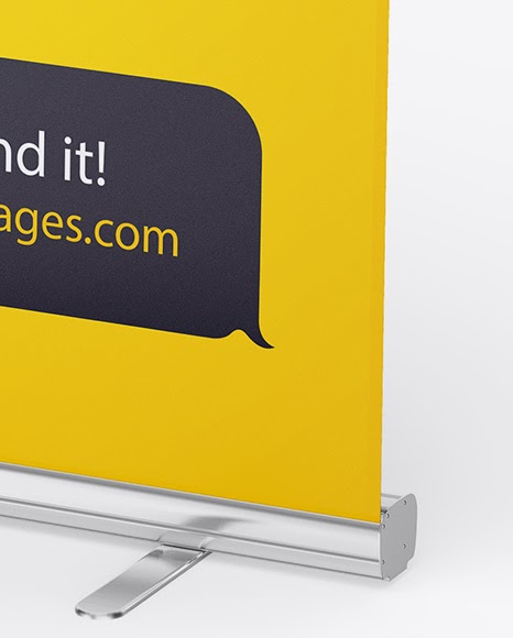 Download Download Banner Roll Up Mockup Free Psd Glossy Roll Up Banner Mockup In Outdoor Advertising Mockups On Yellow Images Object Mockups A Collection Of Free Premium Photos Yellowimages Mockups