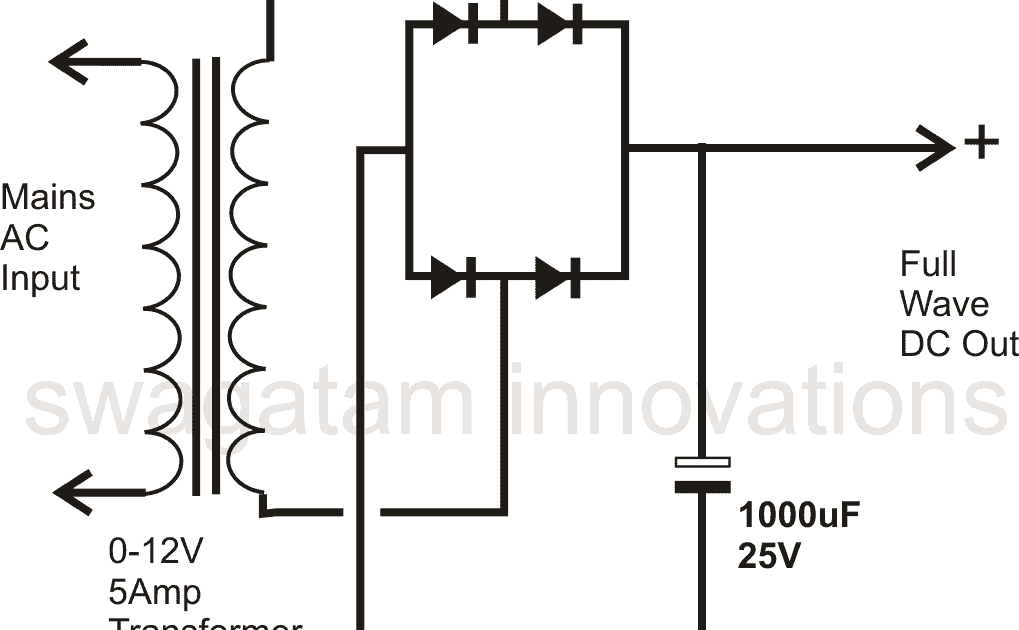Full Wave Power Supply Schematic Diagram - CIKTUTOR